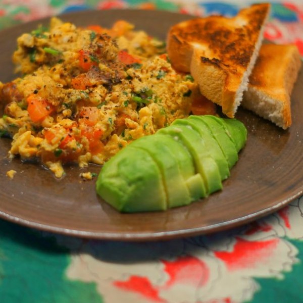 Masala Scrambled Eggs